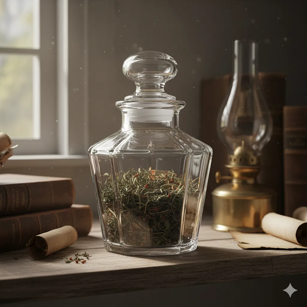 Classic glass jar container